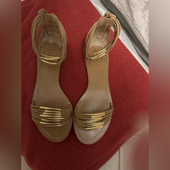 Tory Burch Migon Braided Flat Sandels - Picture 2 of 5